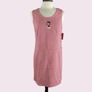 Vintage 90s Disney Mickey Unlimited Red Mini Dress